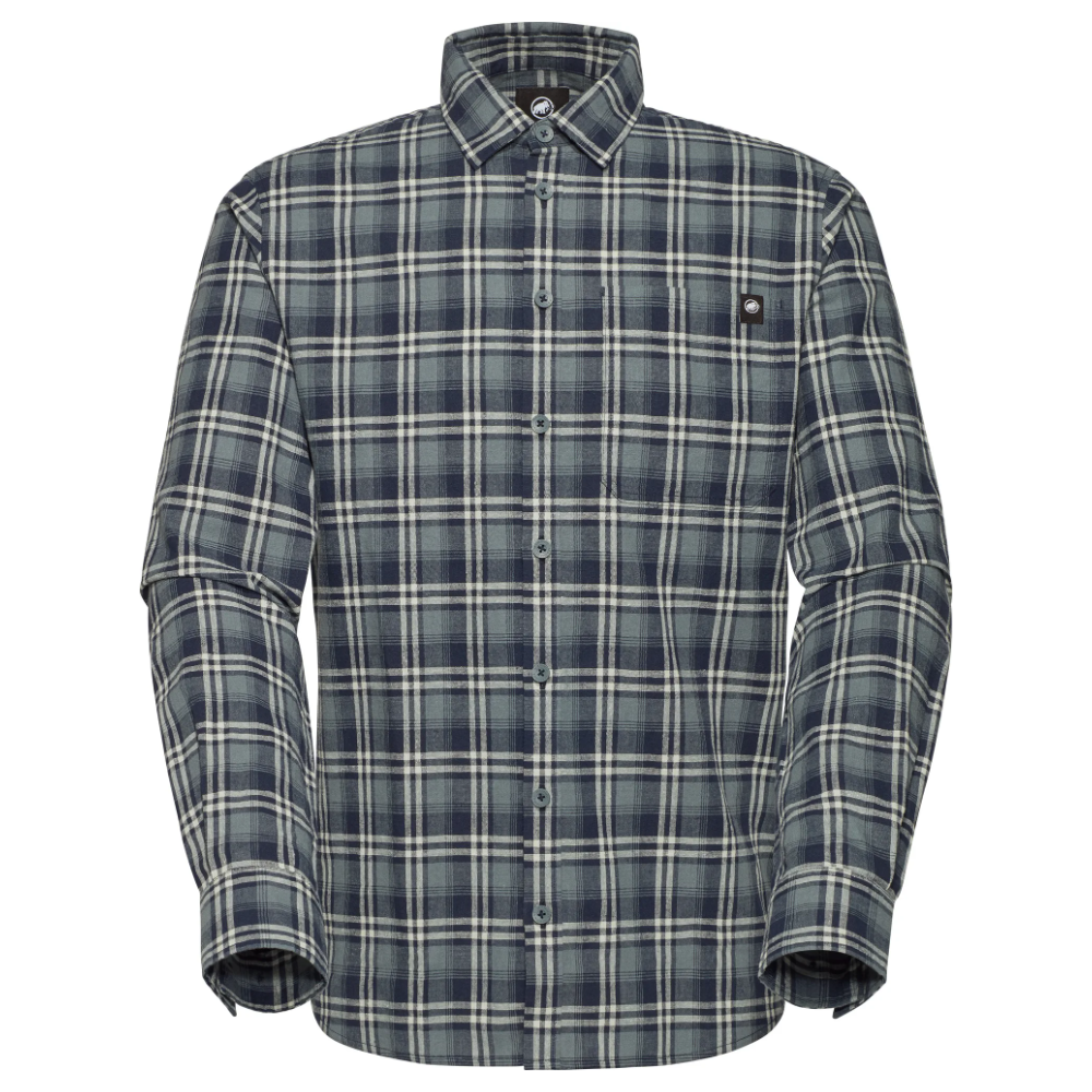 M's Trovat Summer Longsleeve Shirt Marine-Strata