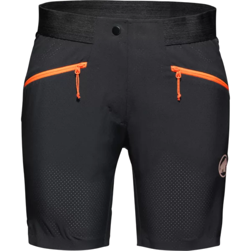 Sertig Shorts Women Black Vibrant Orange