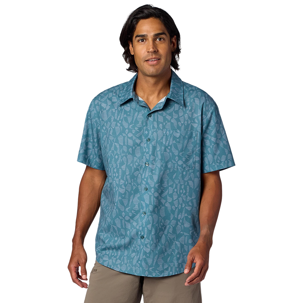 M's Airexchange Ss Shirt Seafloor Fiesta Stripe