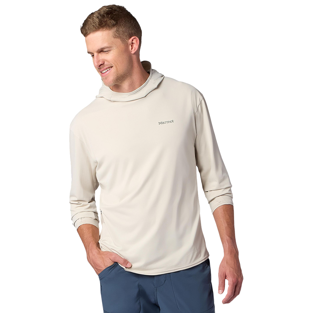 M's Airexchange Upf 50 Hoody Birch Bark