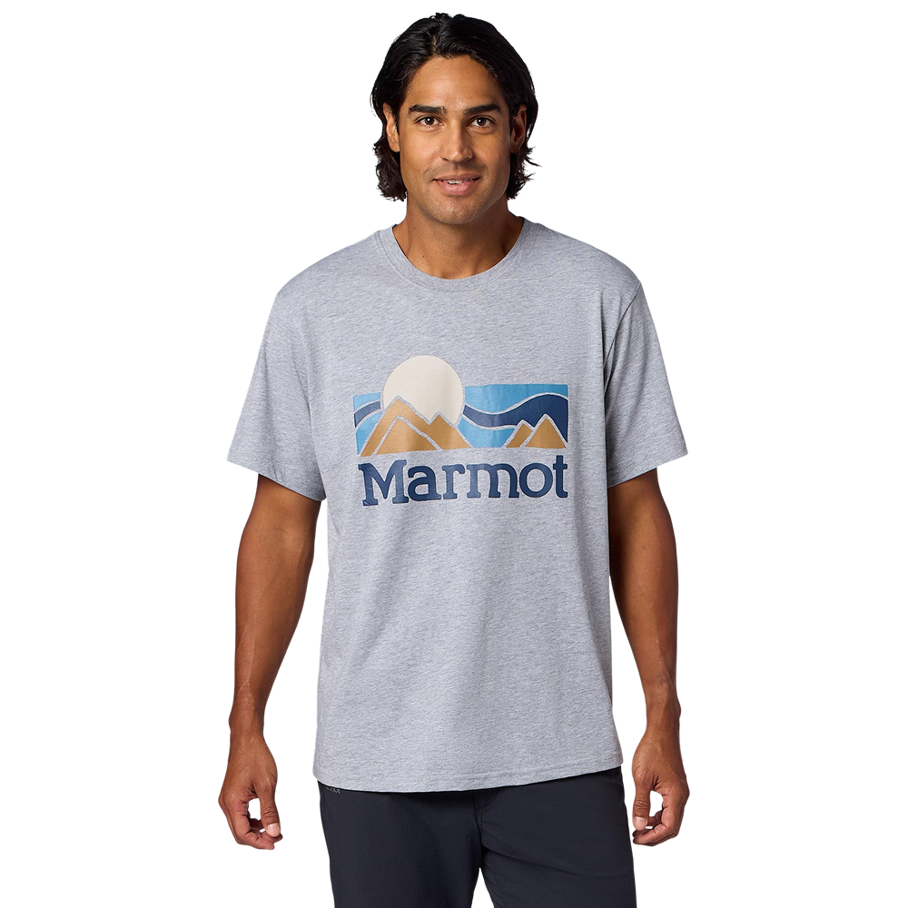M's Coastal Tee Ss Grey Heather