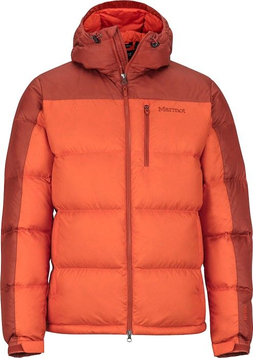 M's Guides Down Hoody Orange Haze/Dark Rust