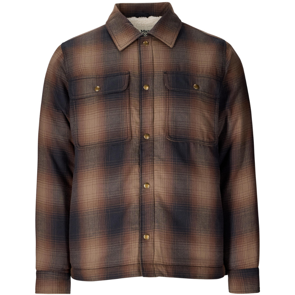 M's Ridgefield Sherpa Flannel Shirt Jacket Black