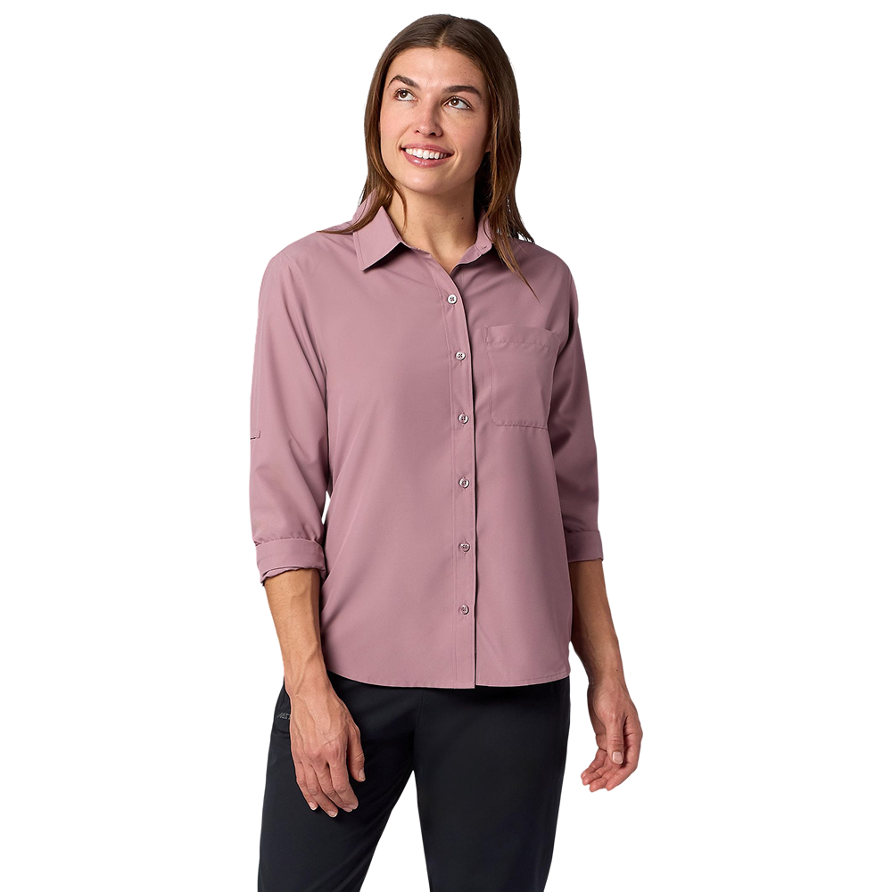 W's Airexchange Upf 40 Ls Shirt Light Mauve