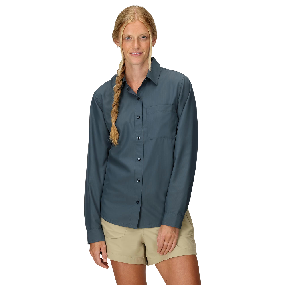 W's Airexchange Upf 40 Ls Shirt Thunderhead