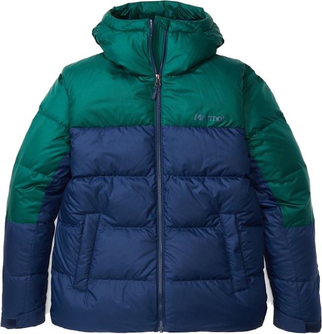 W's Guides Down Hoody Arctic Navy/Botanical Garden