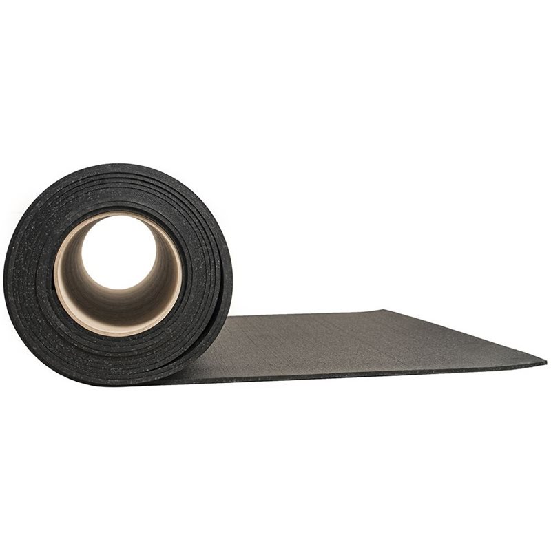 Gymgolv Rulle 8 mm Svart/Grå
