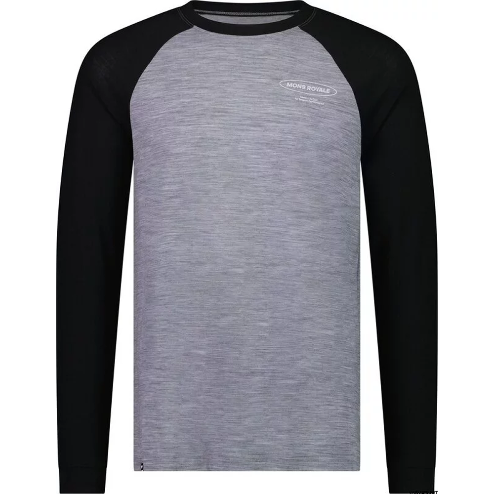 Icon Merino Long Sleeve Grey Heather