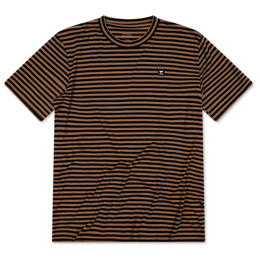 Icon Merino T-Shirt Mr Stripe Toffee