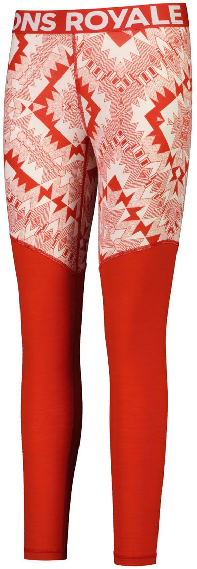 W's Cascade Merino Flex 200 Legging Nordtek Retro Red