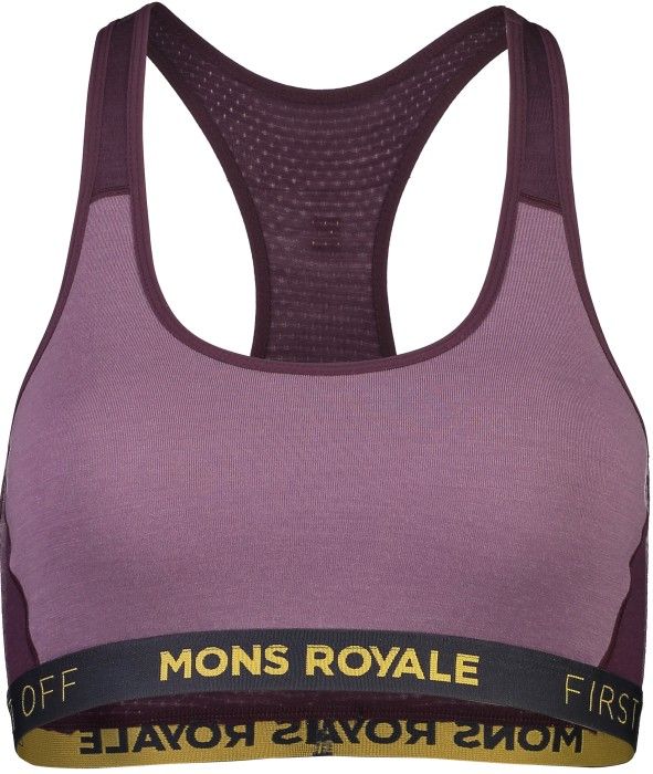 W's Sierra Sports Bra Wine Mauve