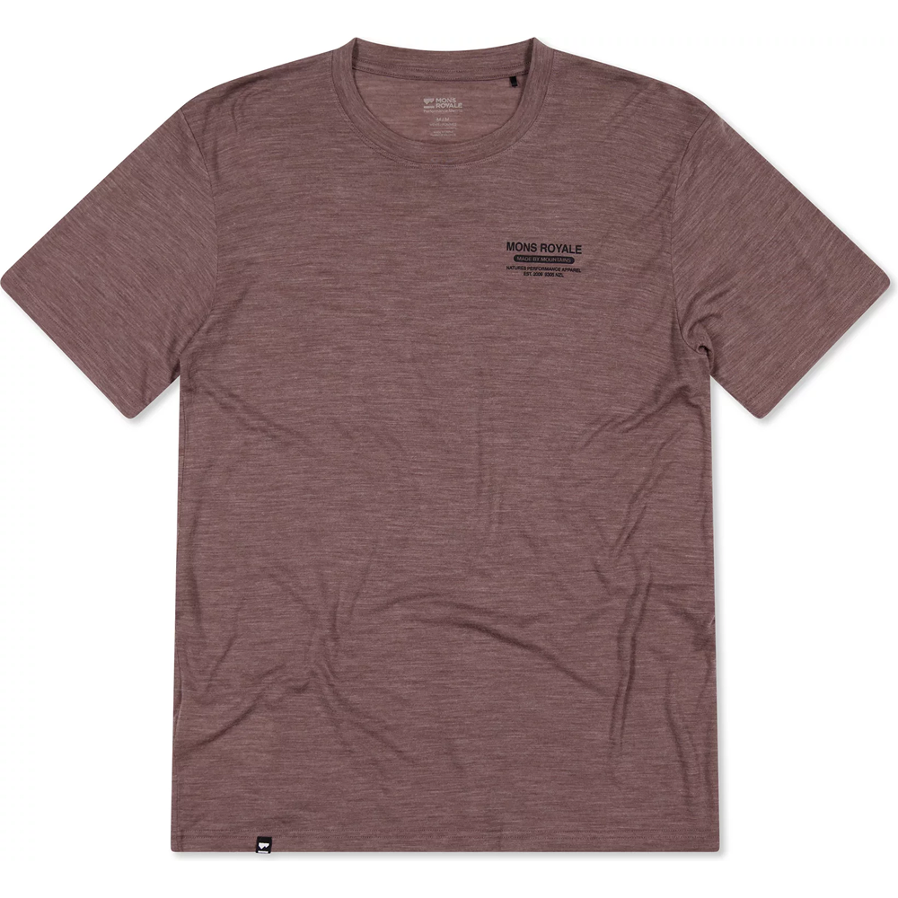 Zephyr Merino Tencel T-Shirt Chestnut