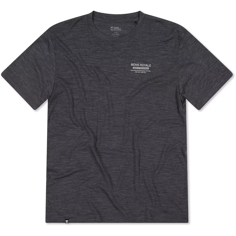 Zephyr Merino Tencel T-Shirt Smoke