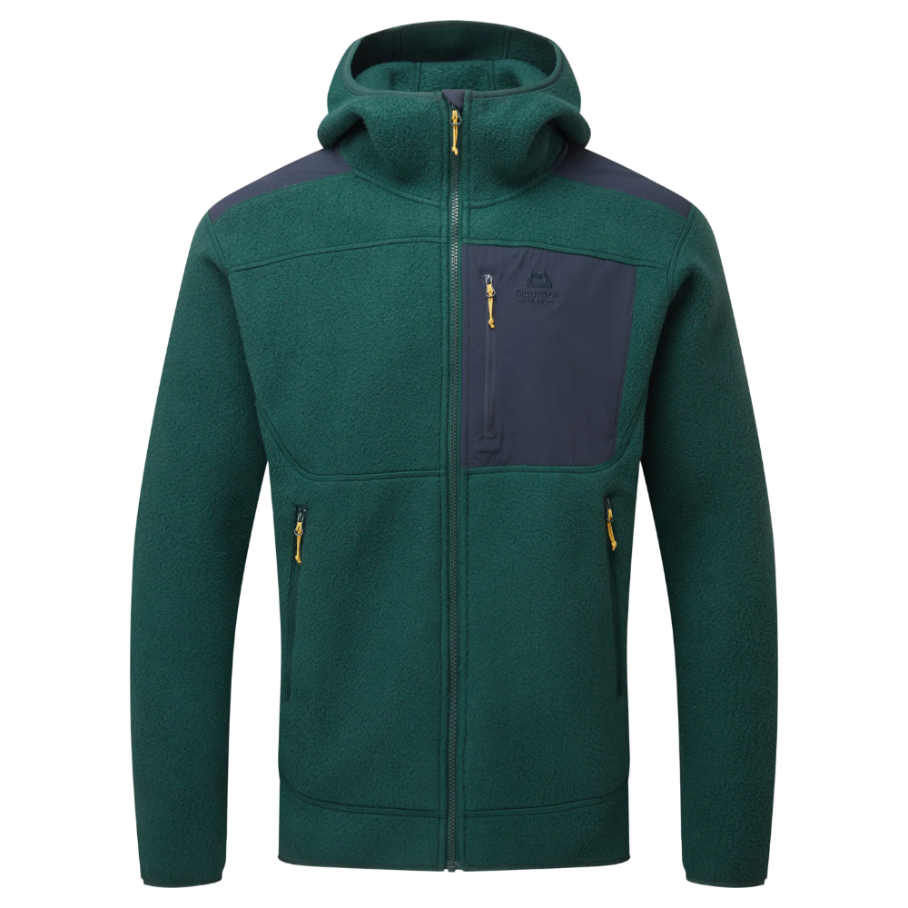 Highpile Hooded Mens Jacket Pine/Cosmos
