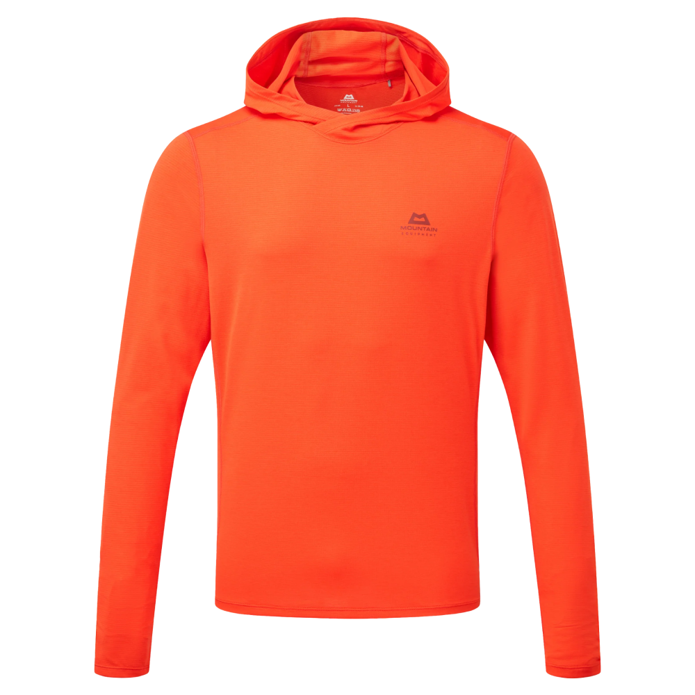 M's Glace Hooded Top Cardinal Orange