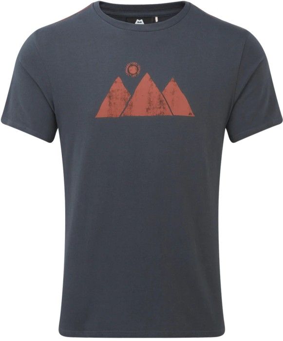 Mountain Sun Men's Tee Ombre Blue