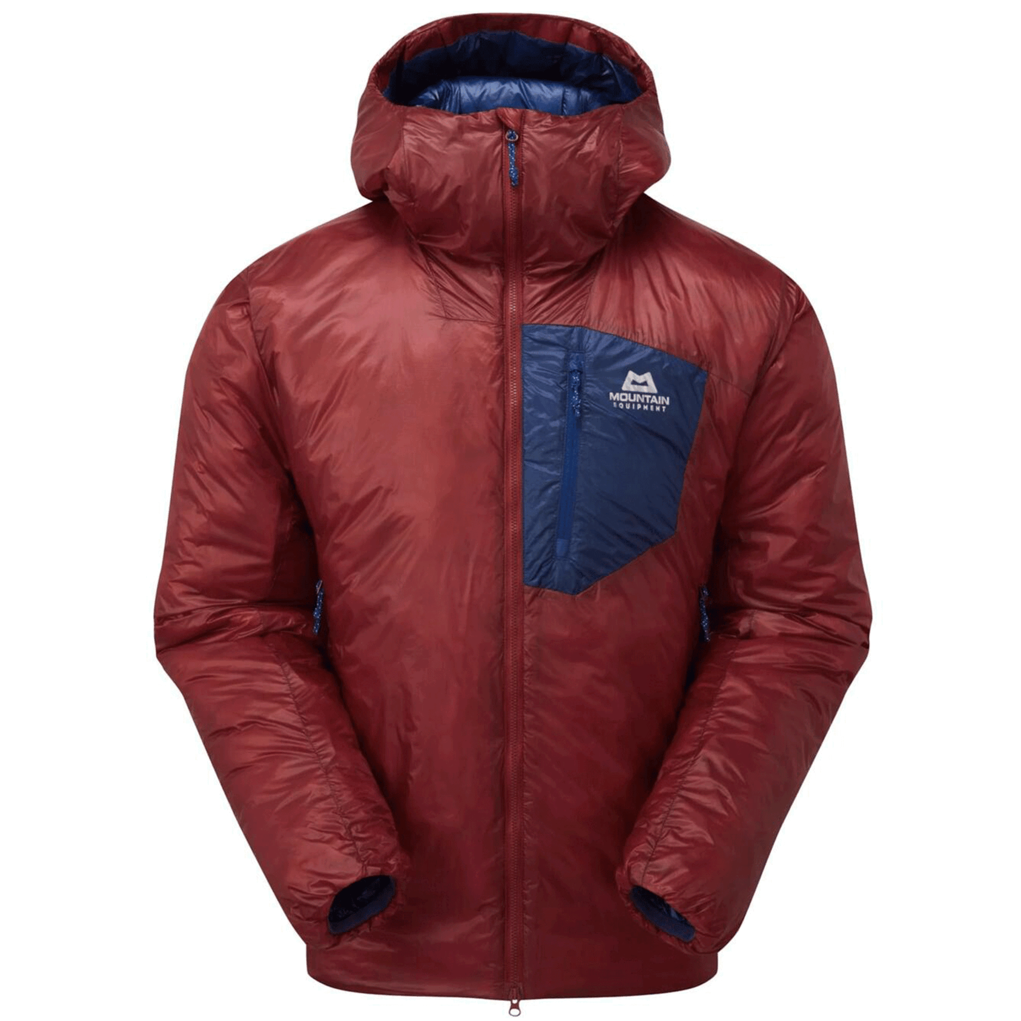 Oreus Hooded Mens Merlot/Admiral Blue