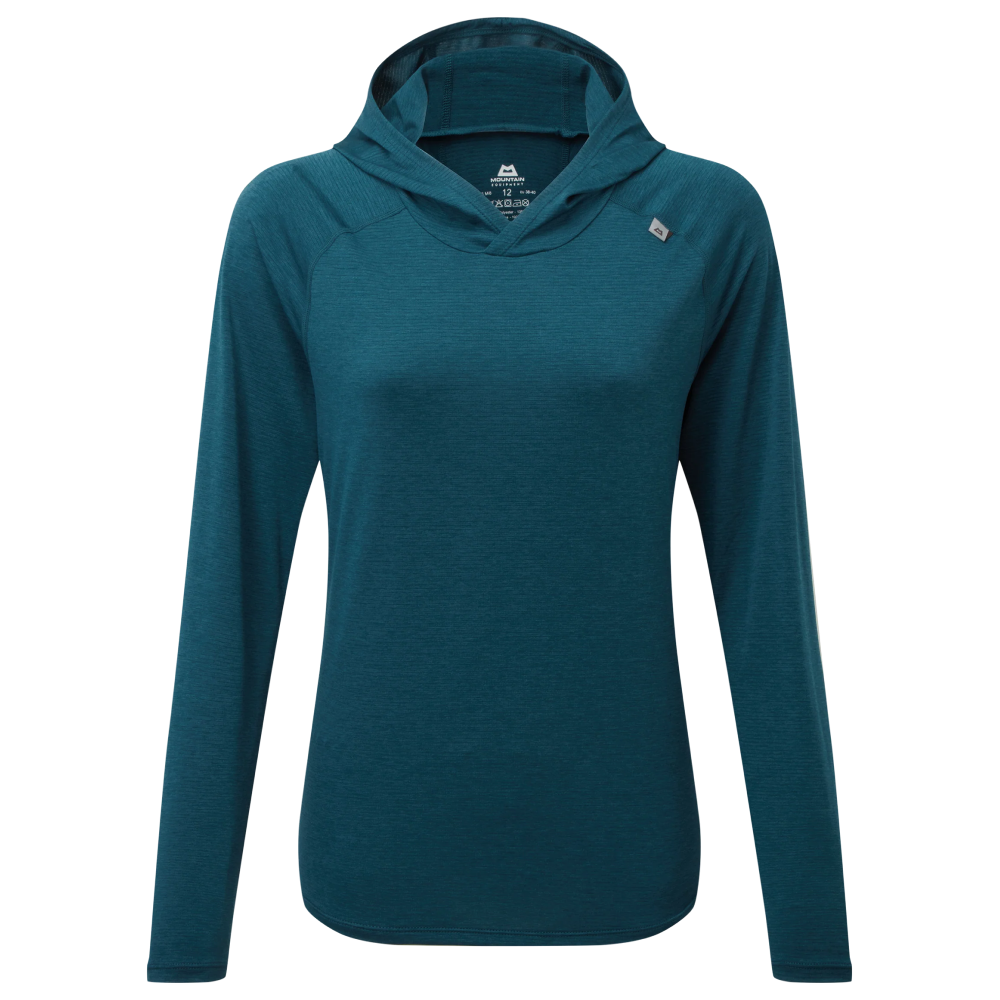 W's Glace Hooded Top Majolica Blue