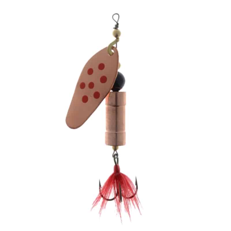 Myran Tuna-Lax Spinner Copper 25g Copper/Red/Dot