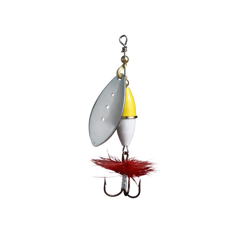 Myran Wipp Spinner 10g Silver/Gul/Vit