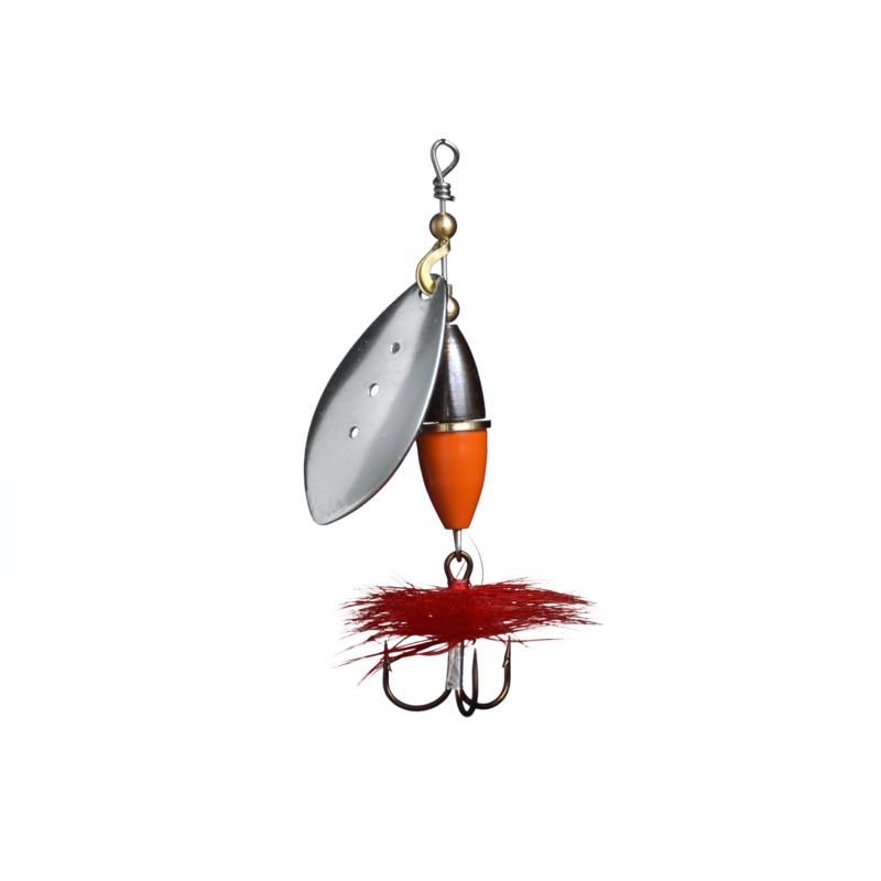 Myran Wipp Spinner 10g Silver/Orange/Svart