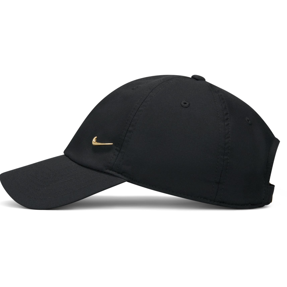 Dri-Fit Club Unstructured Metal Swoosh Cap Black/Metallic Gold