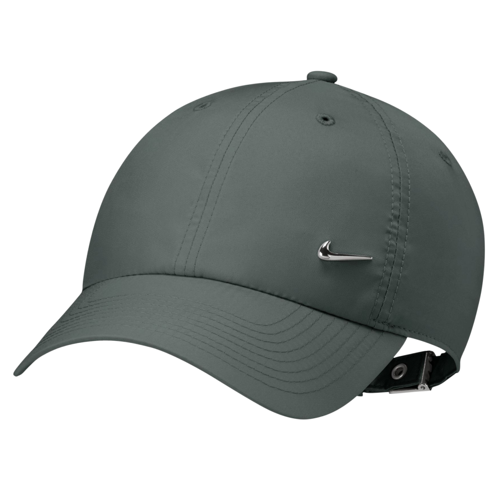 Dri-Fit Club Unstructured Metal Swoosh Cap Camo Green/Metallic Silver