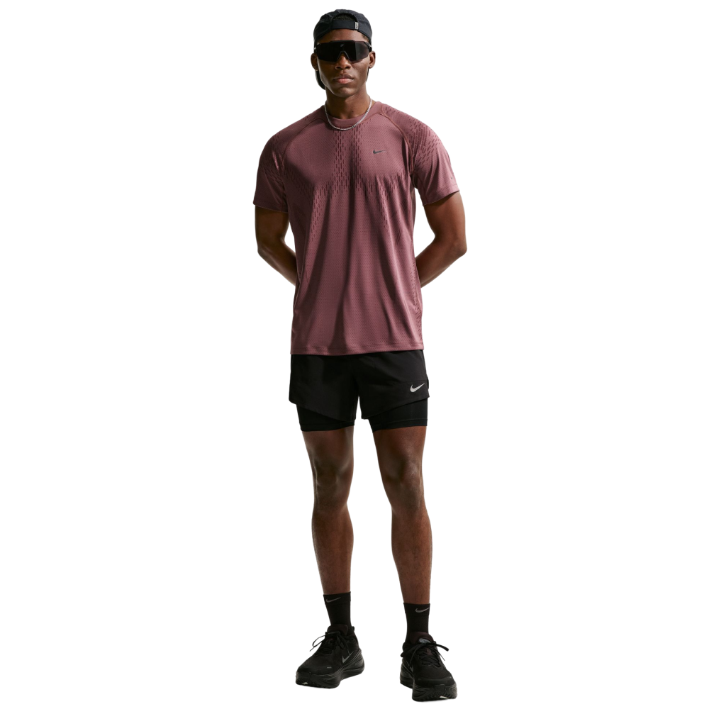 M's Stride Dri-Fit 5" Hybrid Running Shorts Black/Reflective Silv