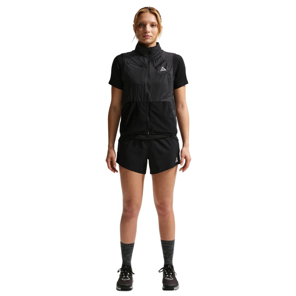 W's Acg Dri-Fit Mid-Rise Brief-Lined Trail Running Shorts Black/Black/Summit White