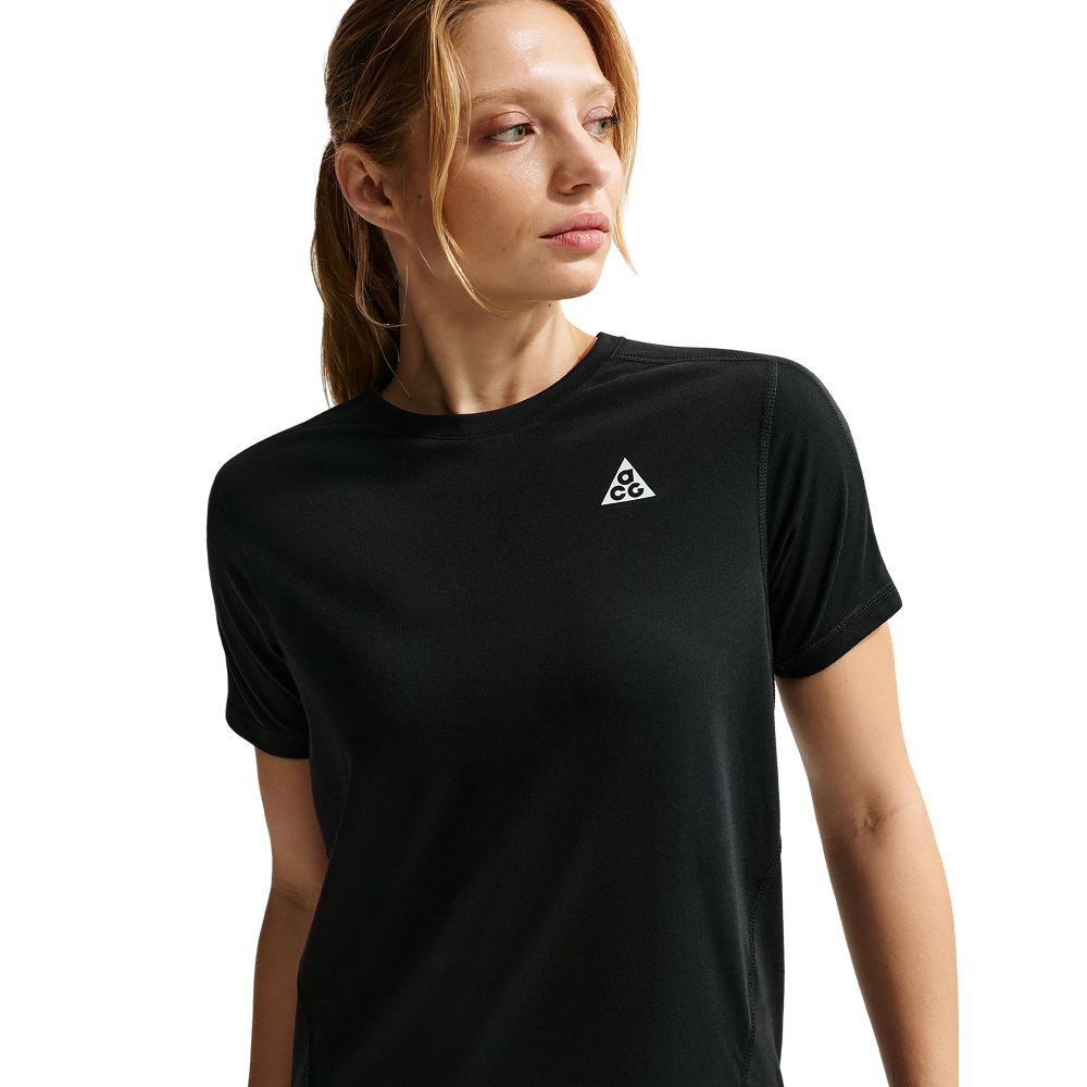 W's Acg Dri-Fit Short-Sleeve Trail Running Top Black/Summit White