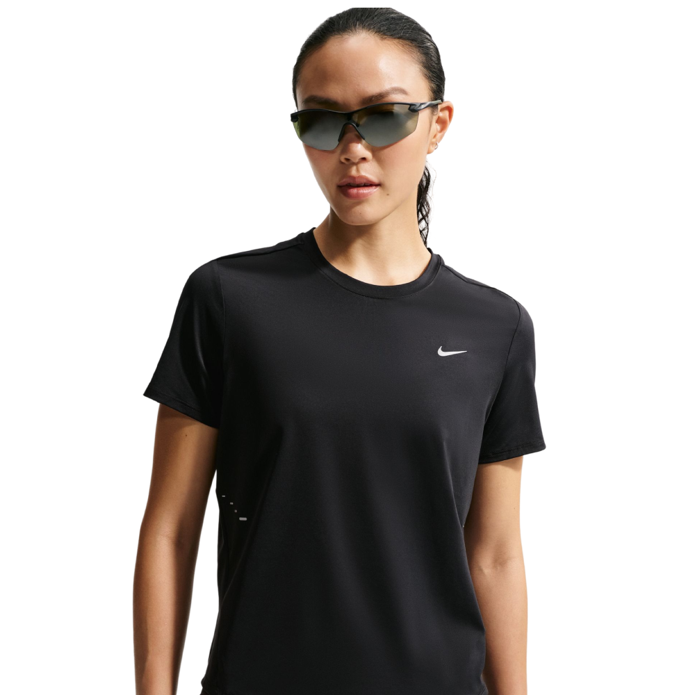 W's Swift Dri-Fit Short-Sleeve Running Top Black/Reflective Silv