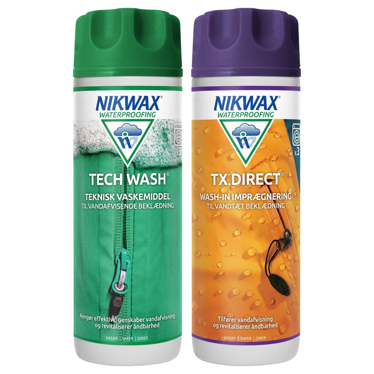 Nikwax Tech Wash + TX Direct Wash-In