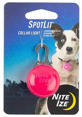 SpotLit Collar Light Red