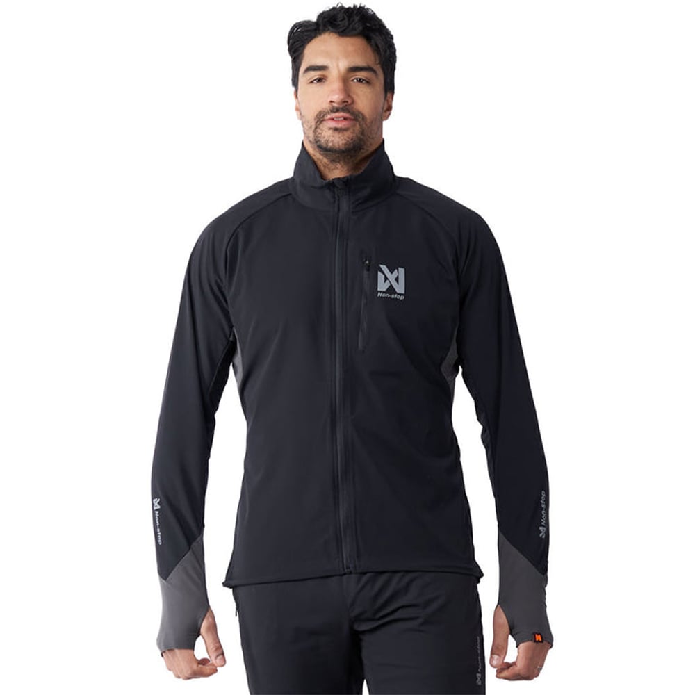 M's Canix Warm-Up Jacket Black/Orange