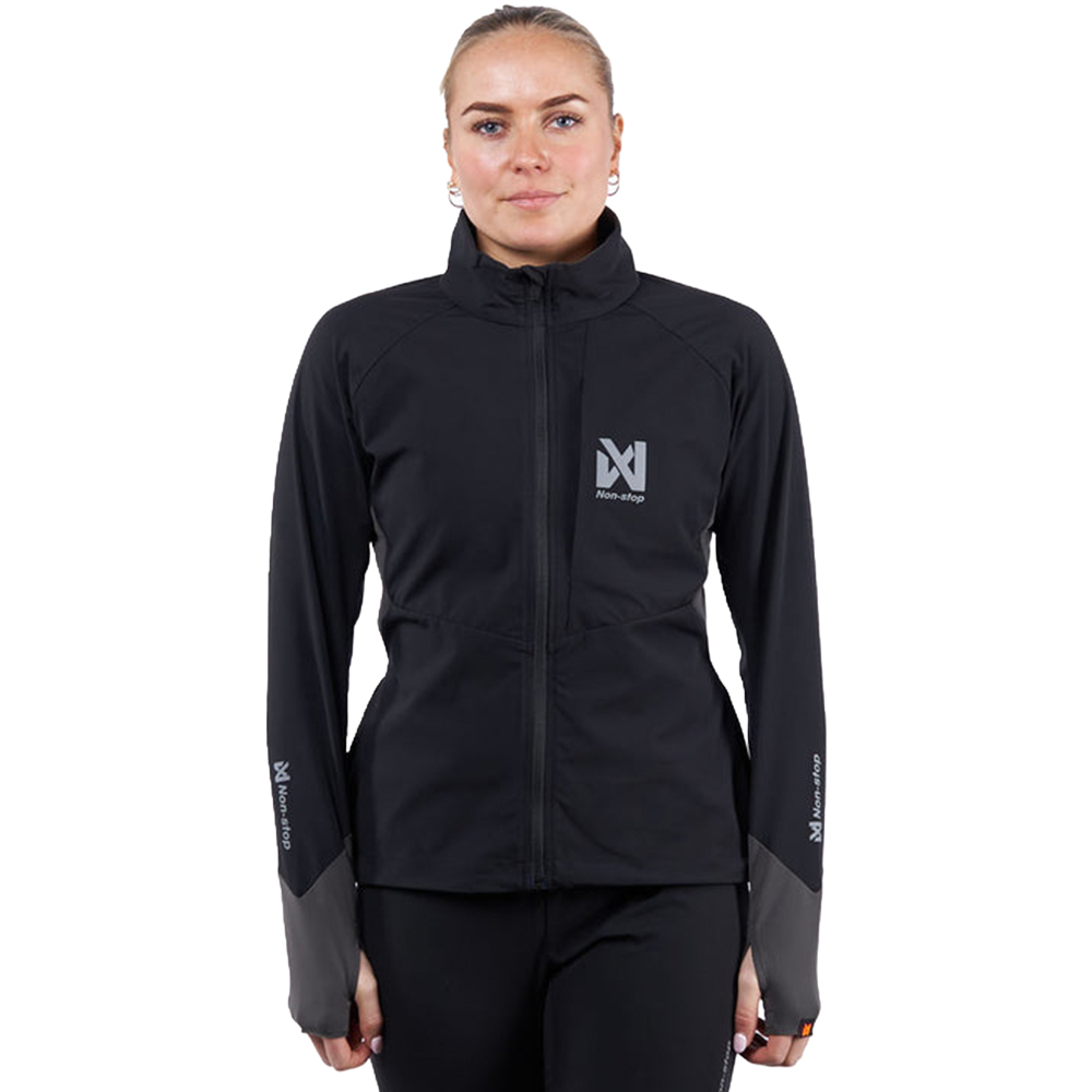 W's Canix Warm-Up Jacket Black/Orange