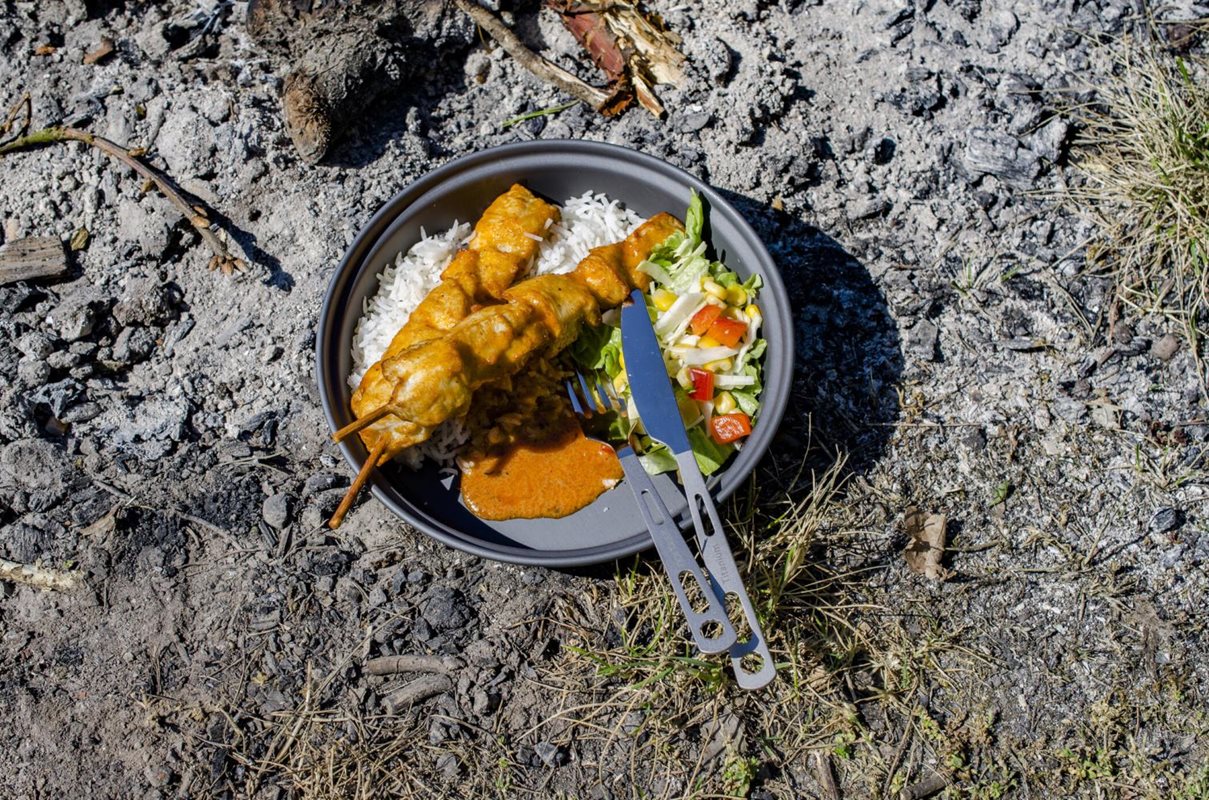 Titanium Cutlery set w/ 1 Fork & 1 Spoon
