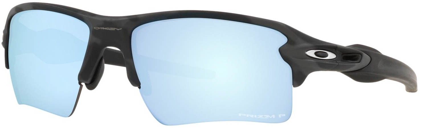 Flak 2.0 XL Prizm Matte Black Camo Deep Water Polarized
