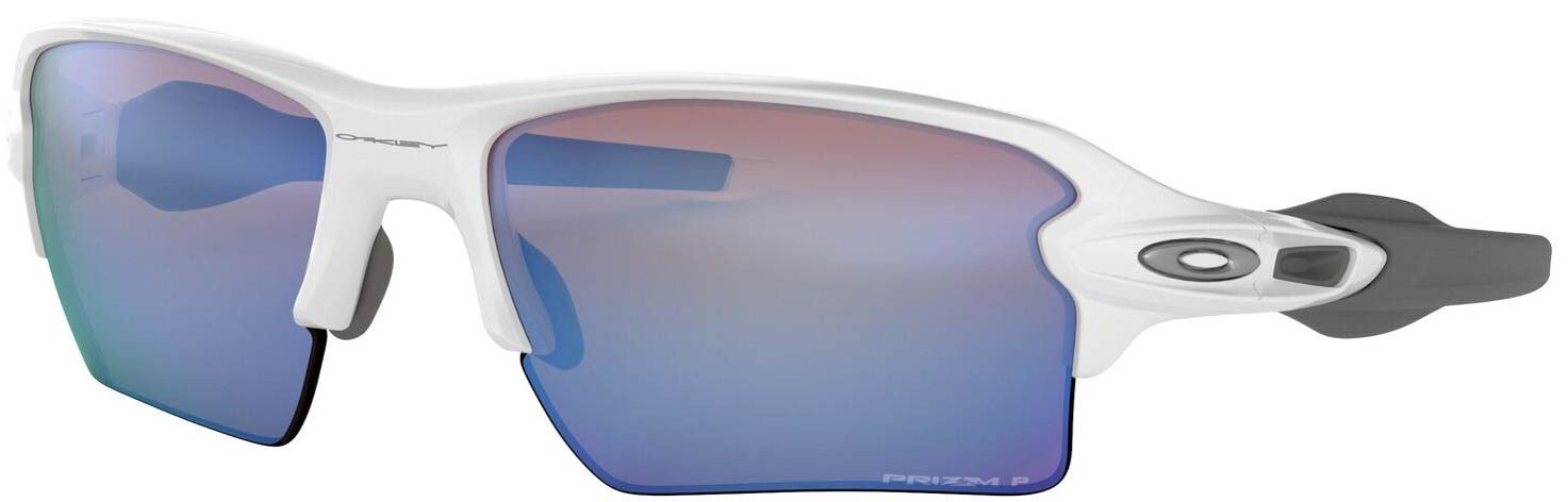 Flak 2.0 XL Prizm Polished White Deep Water Polarized