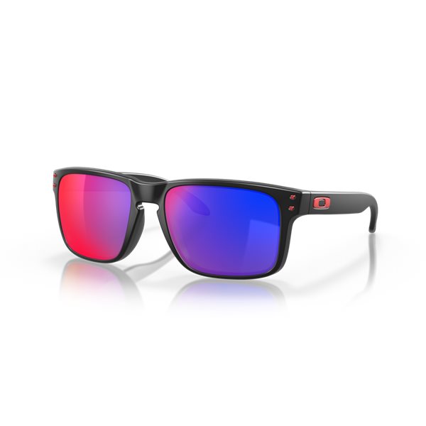 Holbrook Matte Black W/+ Red Iridium