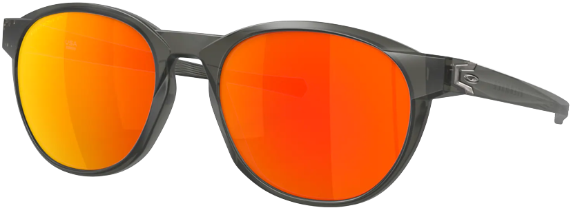 Reedmace Prizm Matte Grey Smoke Ruby Polarized