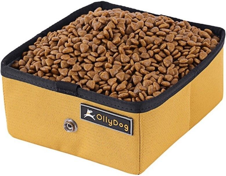 Crumple Travel Bowl Golden Spice