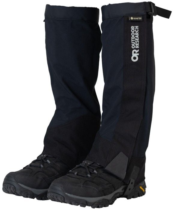 M's Crocodile Gaiters Black