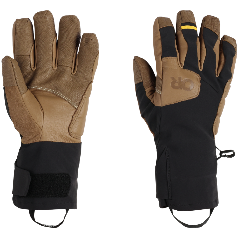 M's Extravert Gloves Dark Natural/Black