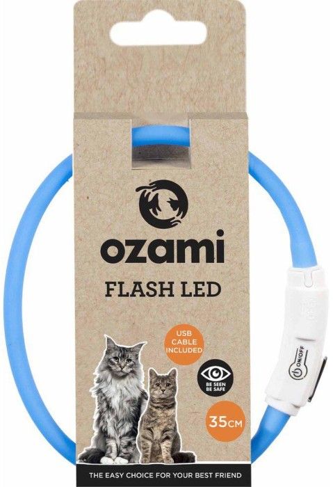 Halsband Flash Led Blå 35 cm