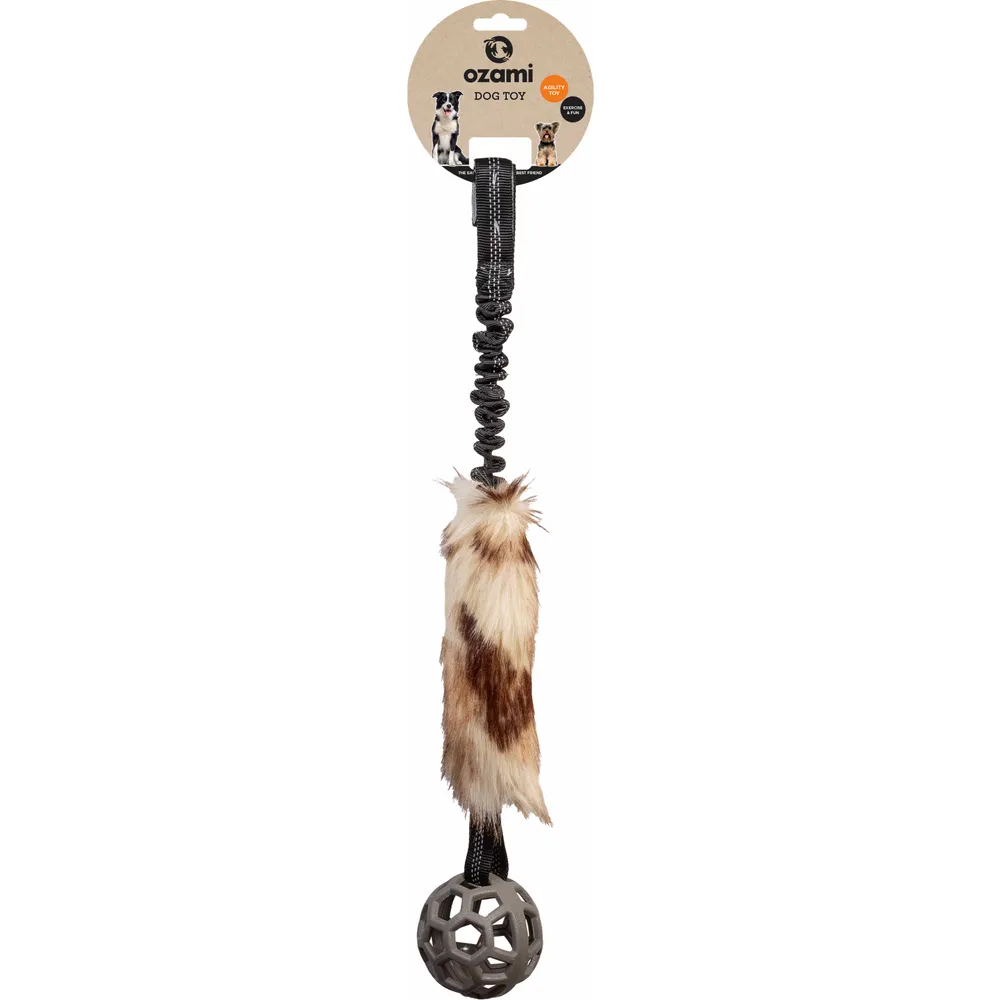 Play-n-Tug Faux Fur with Ball 65 cm