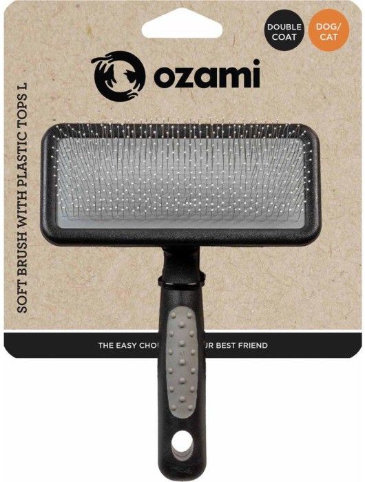 Soft Brush with Plastic Tops Large