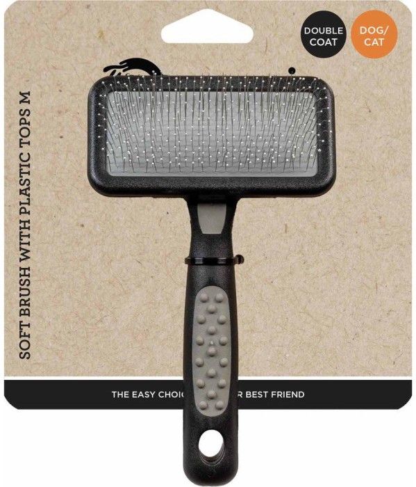 Soft Brush with Plastic Tops Medium
