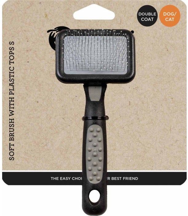 Soft Brush with Plastic Tops Small