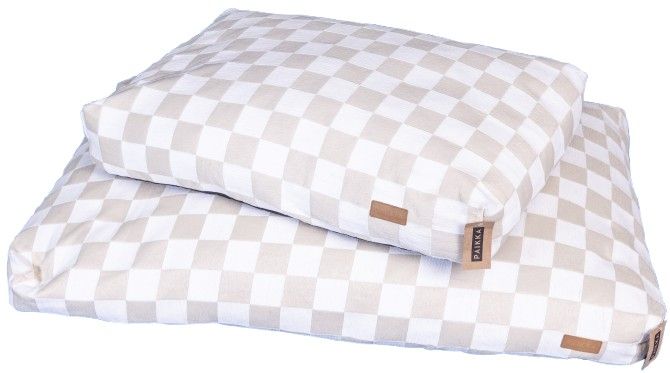 Check Mattress Beige 85 x 55 cm