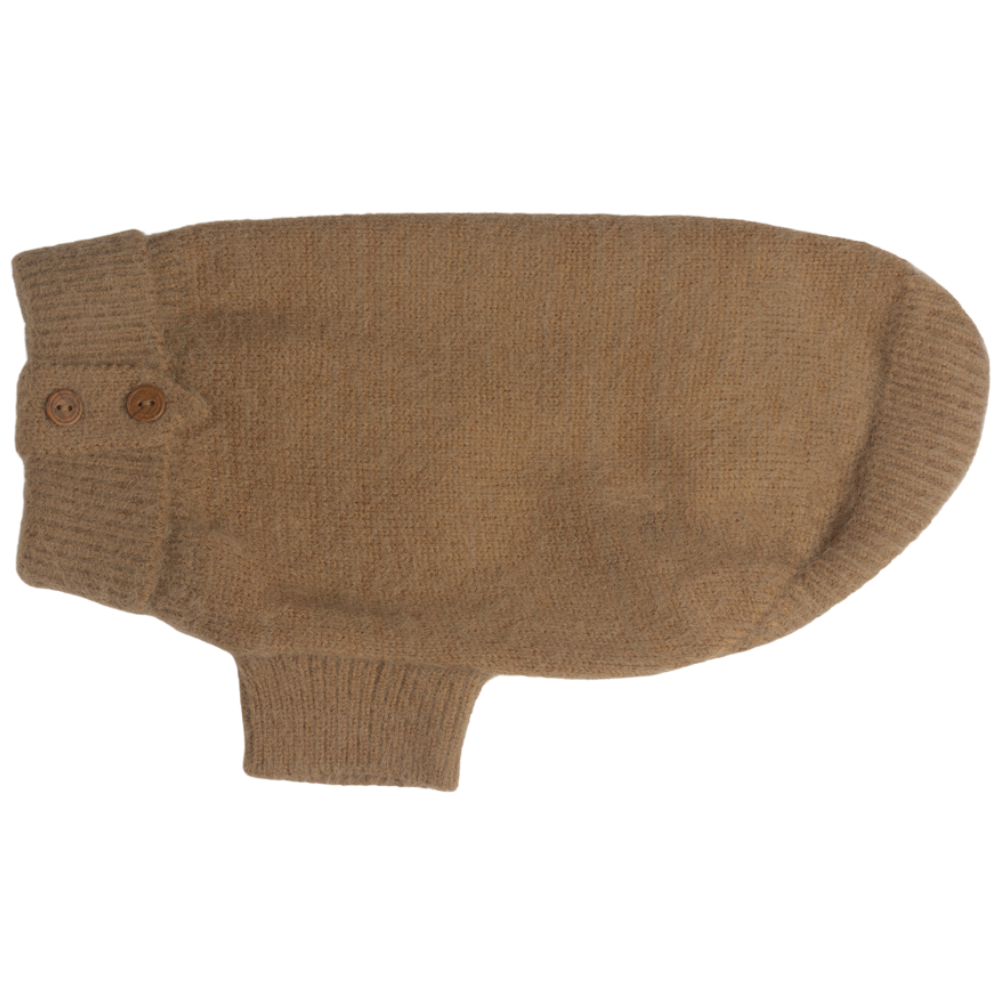 Furry Knit Sweater 35-40 cm Brown